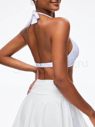 Push Up bikiny horní díl na zavazování velikost M (K575)