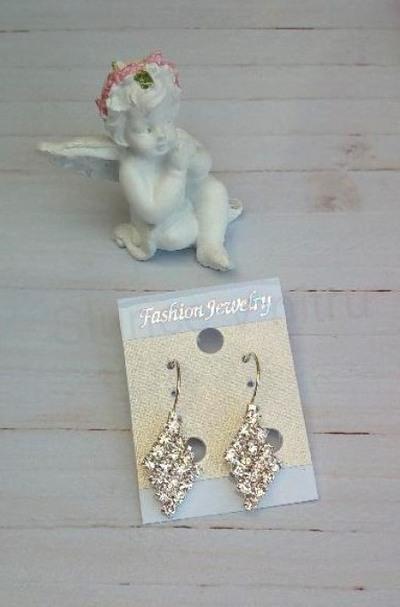 Stříbrné náušnice se zirkony (BB869)