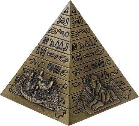 Velká kovová egyptská pyramida (L55)