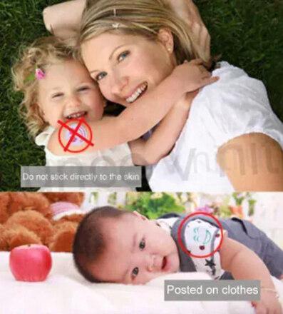 Repelentní samolepky proti hmyzu (F76)