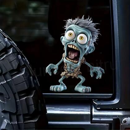 Samolepky na auto zombie muž (E1007)