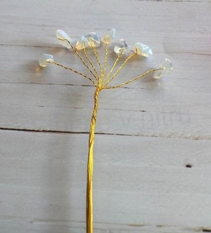 Větvička na strom štěstí opalit 16 cm (VAN25)