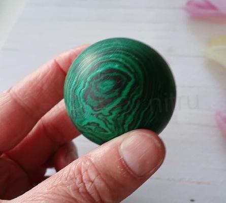 Malachit koule 125 g | 48 mm (X1982)