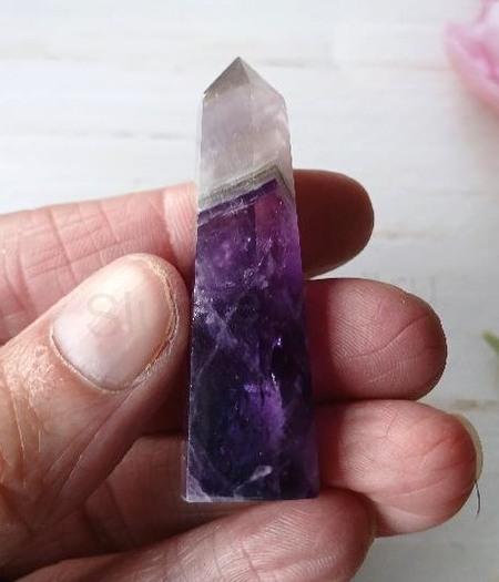 Ametyst broušená špice 54 mm | 15.9 g (X1993)