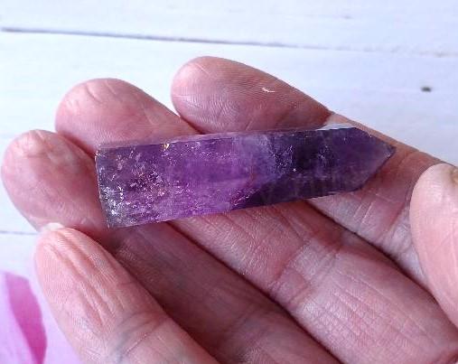 Ametyst broušená špice 49 mm | 13 g (X1994)