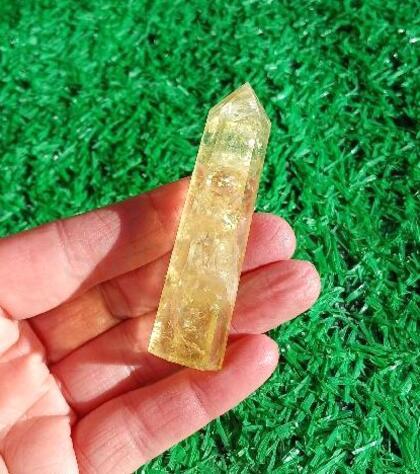 Citrín broušená špice 73 mm | 39 g (X1998)
