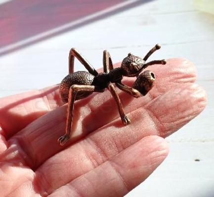 Kovový podstavec mravenec s vykuřovadlem (AE46)