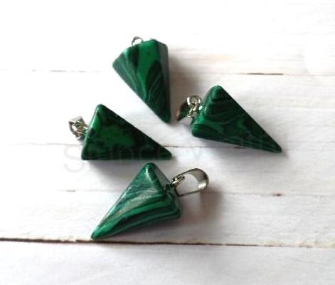 Minerální přívěsek malachit (X2022)