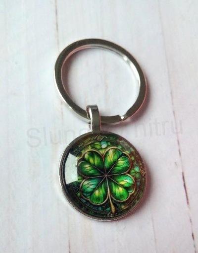 Klíčenka, přívěšek na klíče čtyřlístek (H669)