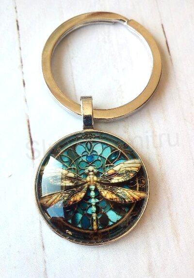 Klíčenka, přívěšek na klíče vážka (H674)