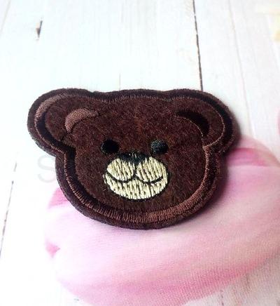 Nášivka, nažehlovačka medvídek hnědý 5,5 cm (C720)