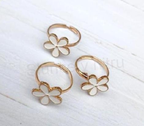 Nastavitelný jemný prsten kytička (BP534)