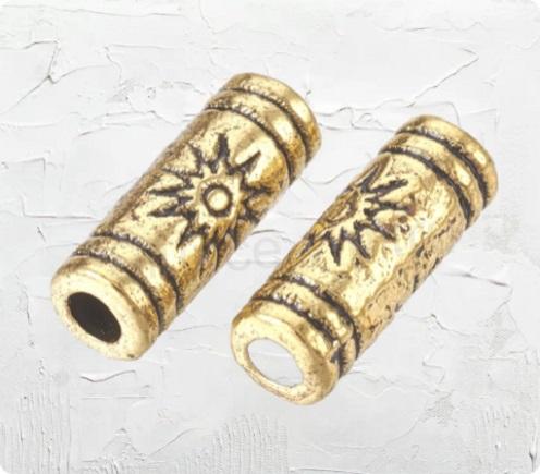 Kovový korálek - mezidíl 9,5 x 3,5 mm (AA348)