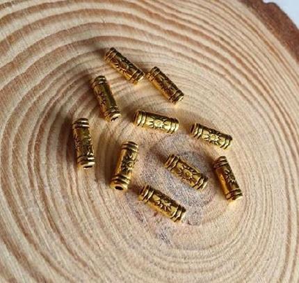 Kovový korálek - mezidíl 9,5 x 3,5 mm | 30 kusů (AA349)