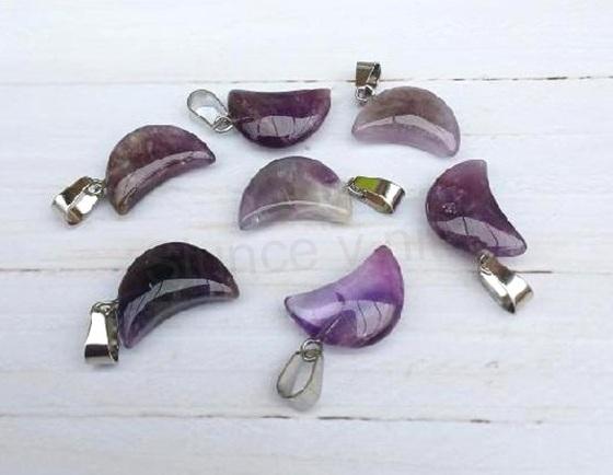 Přívěsek Ametyst měsíc (X2079)