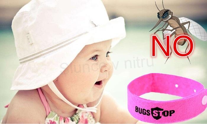 Repelentní náramky proti hmyzu růžový (F27)