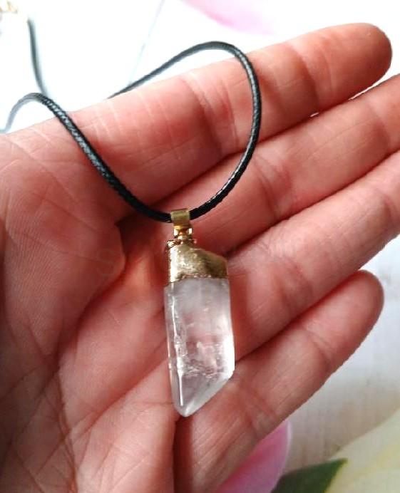 Náhrdelník pokovený křišťál špice 6,5 g (Brazílie) (X2107)