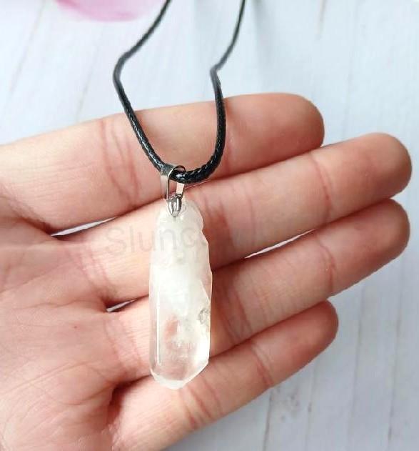 Náhrdelník křišťál špice 5,5 g - (Brazílie) (X2116)