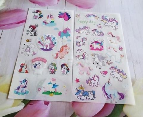 Samolepky, obtisky jednorožec, My little pony kreslené mix číslo 5 (E1009)