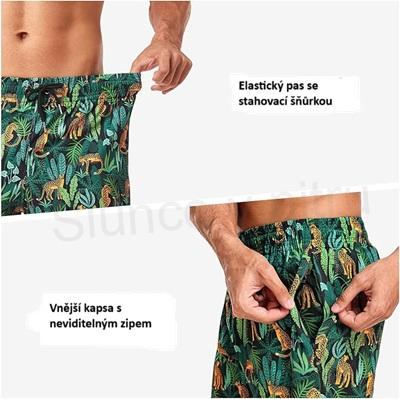 Pánské koupací šortky s kompresním Liner 2 v 1 velikost M (K632)