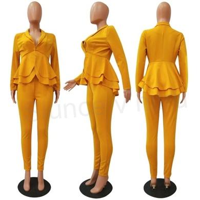 Dámský společenský top žlutý – velikost 3XL (K20)