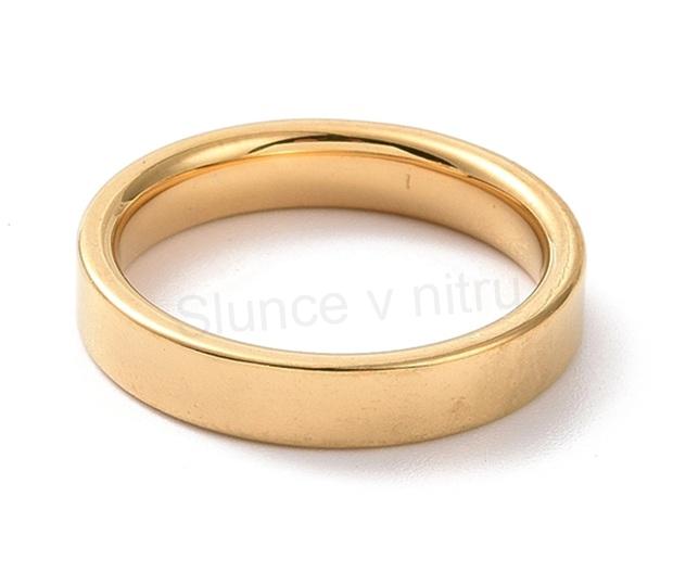 Nerezový prsten s hladkým páskem velikost 17,1 mm (BP556)