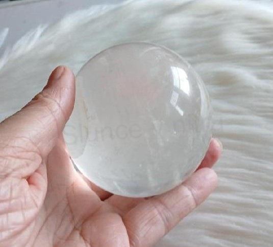 Křišťál koule leštěná 80,5 mm | 708 g (X2166)