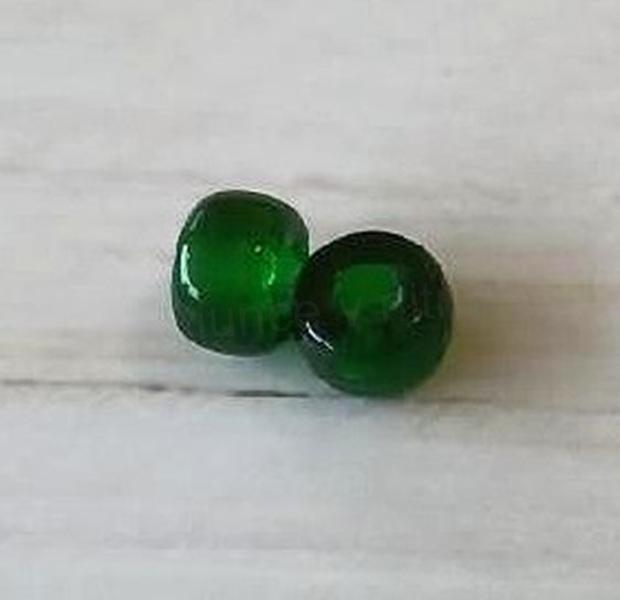 Skleněné korálky s velkým průvlekem 8,6 x 5,2 mm (AC683)