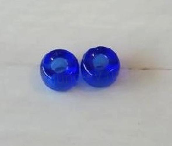 Skleněné korálky s velkým průvlekem 8,6 x 5,2 mm (AC684)