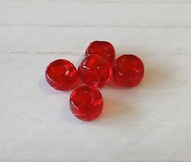 Skleněné korálky s velkým průvlekem 8,6 x 5,2 mm (AC686)