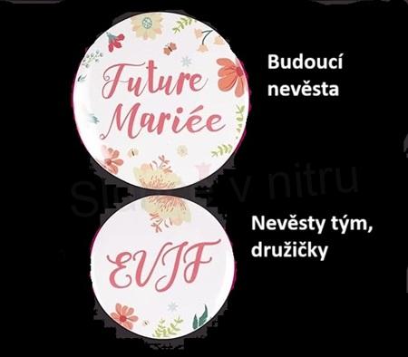 Svatební brož pro nevěstu číslo 1 (HB659)