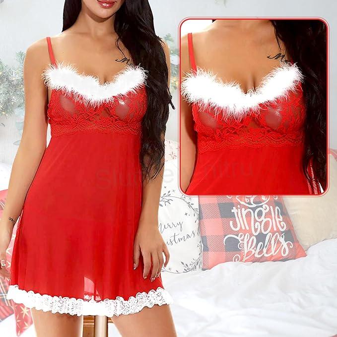 Vánoční spodní prádlo s G-String velikost univerzální (K668)