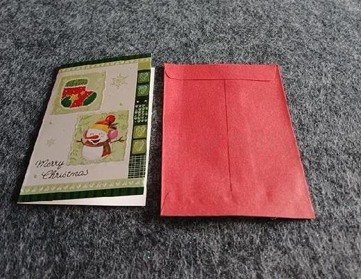 Vánoční jmenovka, kartička na dárky sněhulák (E1044)