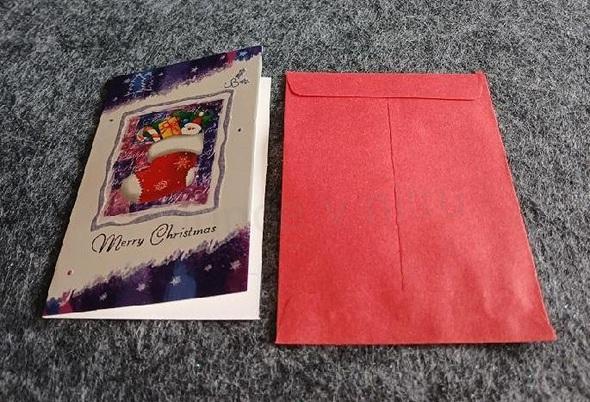 Vánoční jmenovka, kartička na dárky botička (E1047)