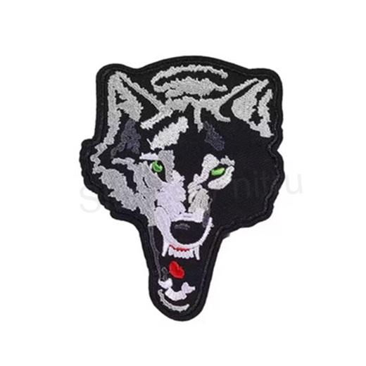 Nášivka Wolf střední 10 x 7,5 cm (C856)