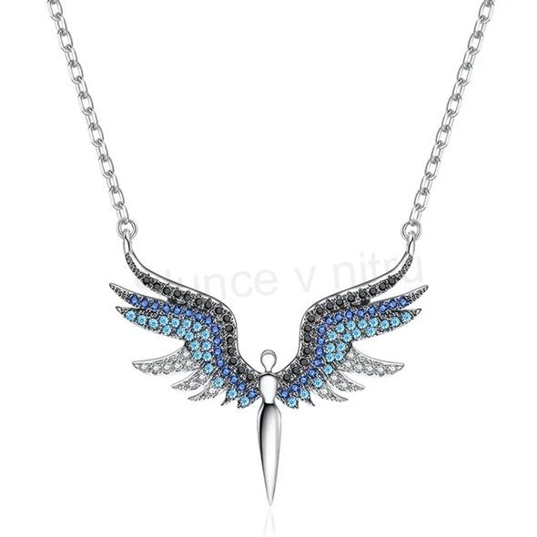 Řetízkový náhrdelník s přívěskem anděla (BD1003)