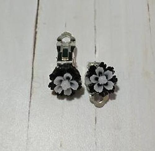 Kytičkové náušnice klipsny (BB913)