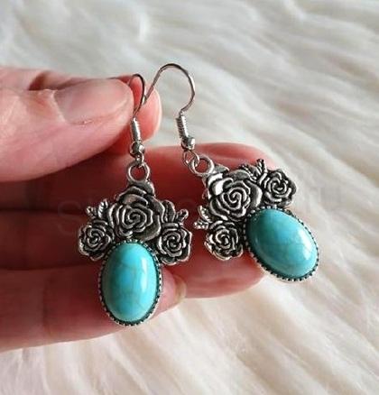 Dlouhé etnické náušnice Bohemia (BB938)