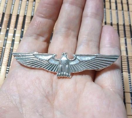 Klopová brož – německá orlice, stříbrná (HB133)