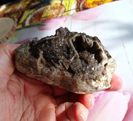 Ametyst – morion drúza 191 g – Česká republika (X2194)