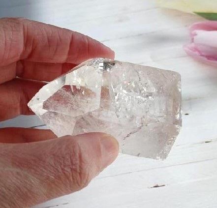 Křišťálová špice s duhami 196 g – Brazílie (X2202)