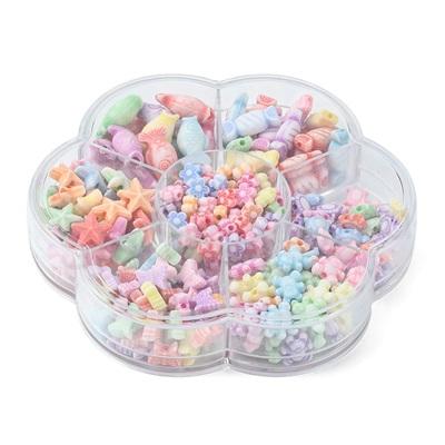 Akrylové korálky – 7 stylů (260 ks) (AC692)