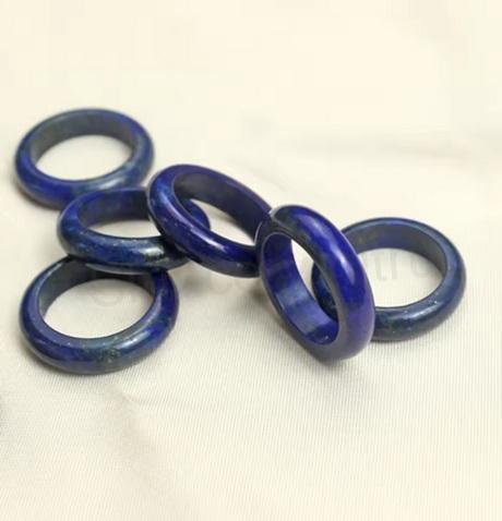 Minerální prsten lapis lazuli – velikost 57 (X2220)