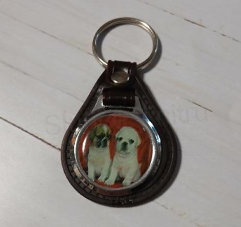 Klíčenka – přívěsek na klíče Pejskové – kůže (D767)