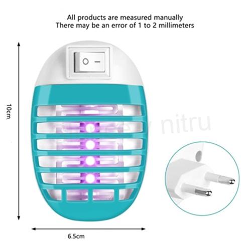 AOOWU elektrický lapač komárů – UV past na hmyz, tichý provoz (F88)