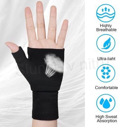 Kompresní podpěra palce a zápěstí – černá (S) (F89)