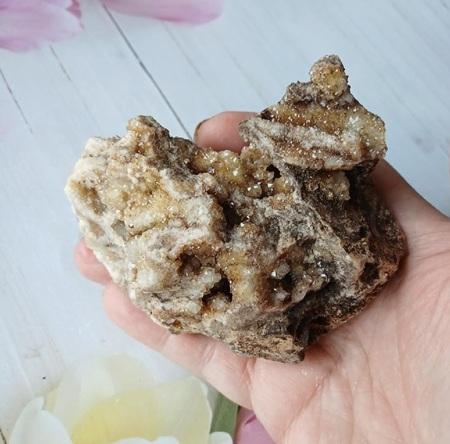 Mřížkový (Lamelární) křemen – Boxwork Quartz – sběratelská drúza (310 g) (X2231)