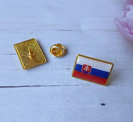 Odznak brož vlajka Slovenská republika (ME66)