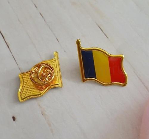 Odznak brož vlajka Rumunsko (ME69)