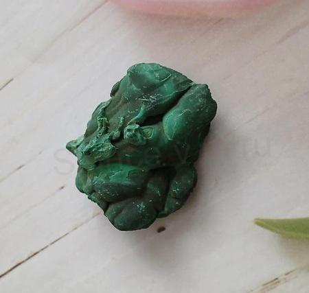 Minerální kámen malachit (27,66 g) (Kongo) (X2263)